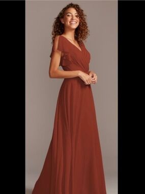 David's Bridal | Dresses | Davids Bridal Burnt Copper Maxi Dress | Poshmark David's Bridal | Dresses | Davids Bridal Burnt Copper Maxi Dress | Poshmark